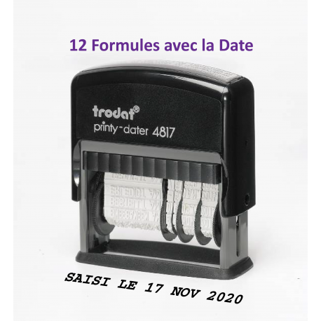 Dateur multiformules 47x3.8 mm ref. 4817A