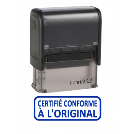 Formule commerciale CERTIFIÉ CONFORME À L'ORIGINAL