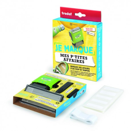 Kit Tampon textile pour marquer vêtements et objets