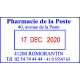 Tampon dateur métal automatique 4 lignes 