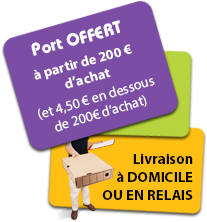 Frais de port avantageux !